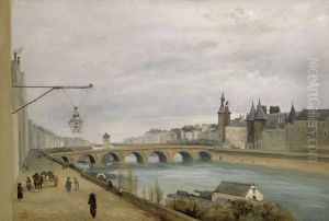 Le Pont au Change, vu du quai de Gesvres (1830)