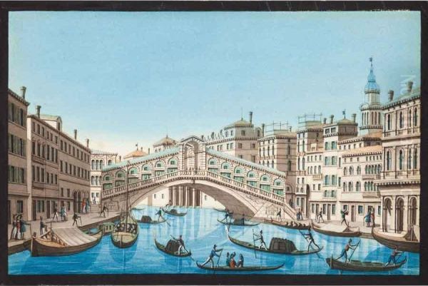 Veduta Del Canal Grande Con Il Ponte Rialto - view 1