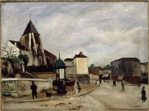 L'Eglise Saint-Germain-de-Charonne, la place Saint-Blaise et la rue de Bagnolet