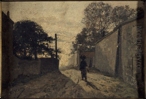 La Rue Saint-Vincent a Montmartre