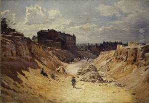 Le percement de l'avenue Junot, a Montmartre