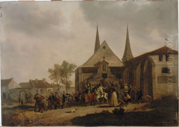 Pillage d'une eglise pendant la revolution - view 1