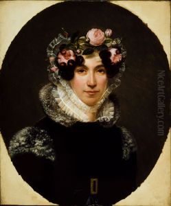 Portrait de Madame Bernard-Leon, epouse de l'acteur