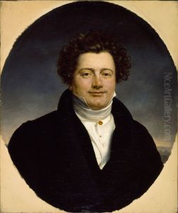 Portrait de Bernard-Leon (1784-1856), acteur et directeur des theatres du Vaudeville et de la Gaite
