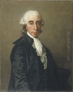 Portrait of Portrait de Jean-Sylvain Bailly (1736-1793), savant et homme politique ; maire de Paris de 1789 a 1791 by Jean-Laurent Mosnier
