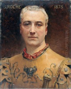 Portrait de Jules Laroche (1841-1925), societaire de la Comedie-Francaise, en costume de scene