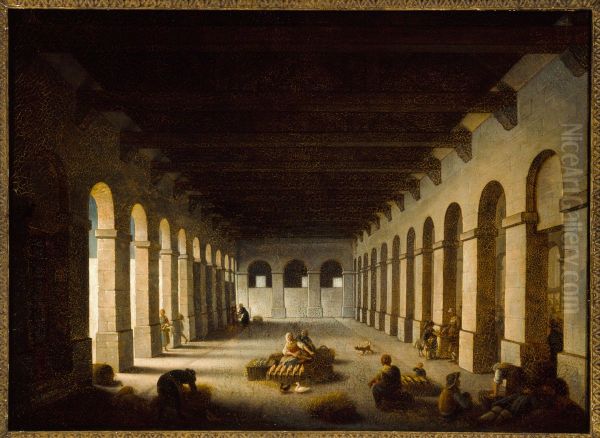 Le Marche de la Vallee, vers 1815 - view 1