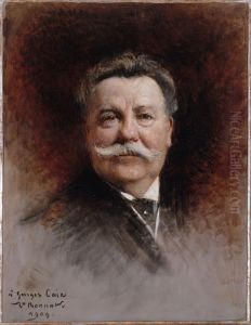 Portrait of Georges Cain (1853-1919), painter and literary man