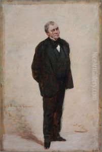 Portrait d'Emile de Girardin (1806-1881), publiciste et homme politique by Georges Clairin
