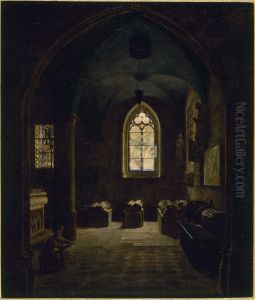 Der Saal aus dem 13. Jahrhundert im Musee des Monuments Francais Der Saal aus dem 13. Jahrhundert im Musee des Monuments Francais