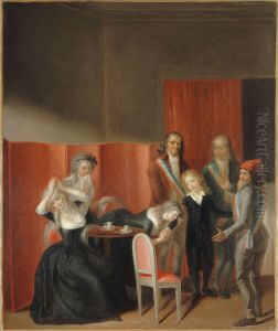 Louis XVII separe de sa mere, le 3 juillet 1793 by Jean-Jacques Hauer
