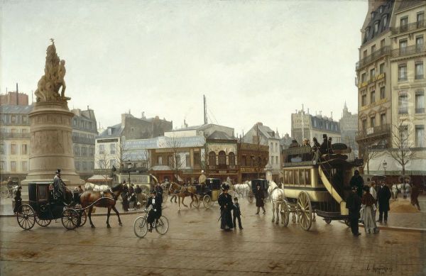 La place Clichy, en 1896 - view 1