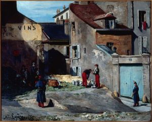 Episode de la Commune, rue des Rosiers, a Montmartre