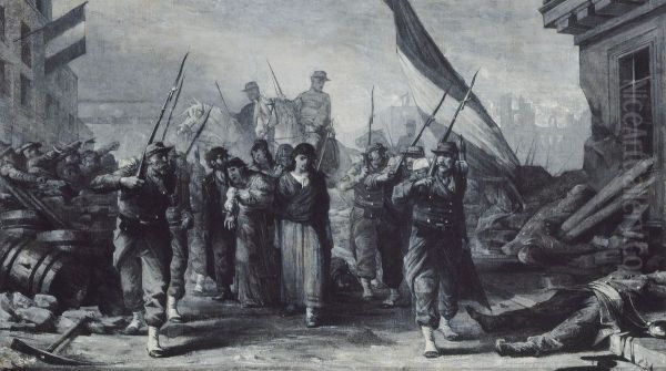 Incendie de l'Hotel de Ville en 1871 - view 1