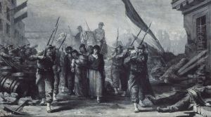 Incendie de l'Hotel de Ville en 1871