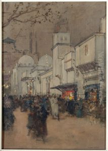 La rue des Nations, a l'Exposition Universelle de 1900