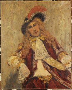 Emile Dehelly (1871-1969), societaire de la Comedie-Francaise, en costume de scene
