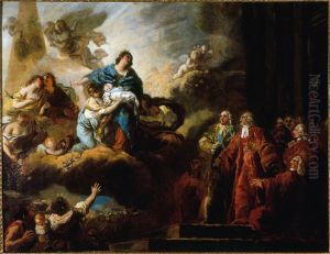Allegorie de la naissance du dauphin, le 22 octobre 1781 by Francois-Guillaume Menageot