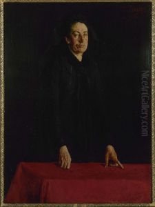 Portrait de Louise Michel (1830-1905), a la tribune Portrait de Louise Michel (1830-1905), a la tribune