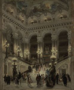 L'escalier de l'Opera by Louis Beroud
