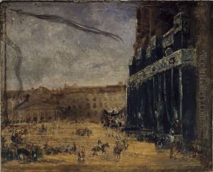 Pompes funebres du duc d'Orleans a Notre-Dame, le 30 juillet 1842