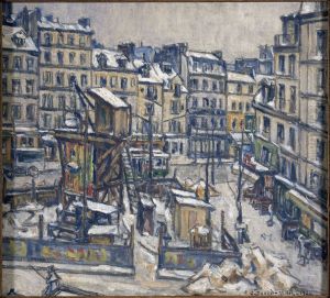 Travaux du metropolitain, a l'angle de la rue du faubourg Saint-Antoine et de la rue de Reuilly