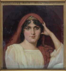 Portrait de Madeleine Roch (1885-1930), societaire de la Comedie-Francaise, dans le role de Sabine dans "Horace"