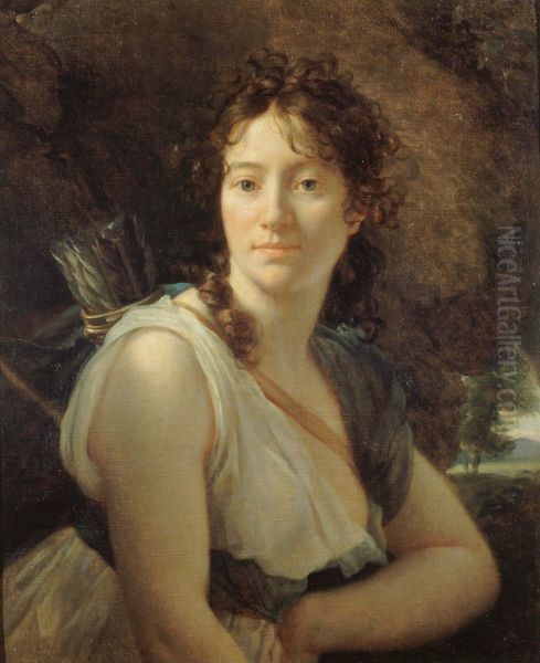 Portrait de Mademoiselle Duchesnois (1777-1835), societaire de la Comedie-Francaise, dans le role de Didon - view 1