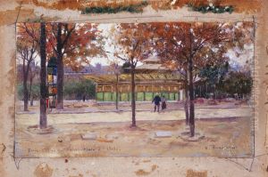 Entree du metropolitain, place de l'Etoile