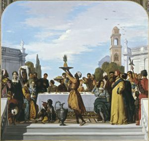 Decoration de la salle a manger de l'hotel Mahler by Louis Boulanger