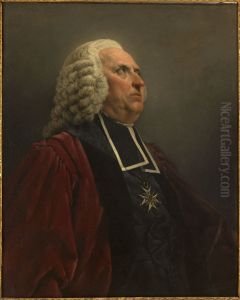 Portrait de Louis Mercier, echevin de Paris en 1761 by Noel Halle