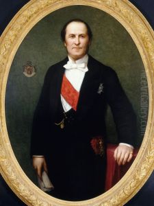 Portrait du baron Haussmann (1809-1891), prefet de la Seine (1853-1870)