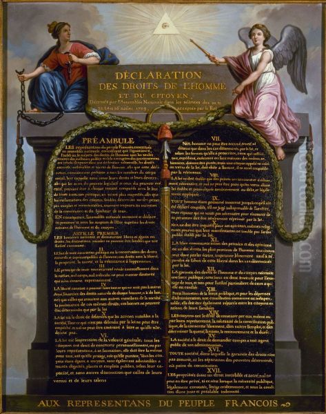 Declaration des droits de l'homme et du citoyen - view 1