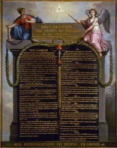 Declaration des droits de l'homme et du citoyen