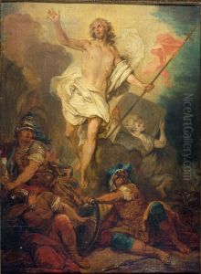 La resurrection du Christ by Nicolas Bertin