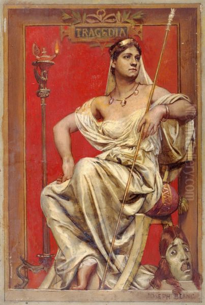 Portrait d'Adeline Dudlay (1858-1934), en allegorie de la Tragedie - view 1