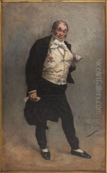 Portrait de Lheritier (Romain Thomas, dit), acteur (1809-1885) dans le role de Cordenbois de "la Cagnotte" de Labiche - view 1