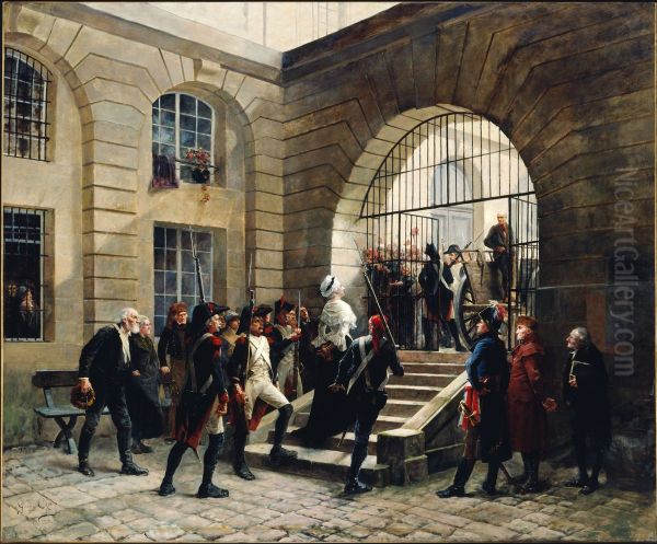 Marie-Antoinette sortant de la Conciergerie, le 16 octobre 1793 - view 1