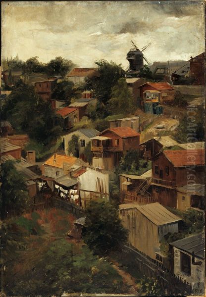 Le Maquis de Montmartre vu de la rue Caulaincourt en 1903 - view 1