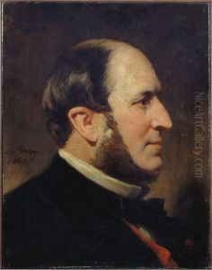 Portrait du baron Haussmann (1809-1891), prefet de la Seine