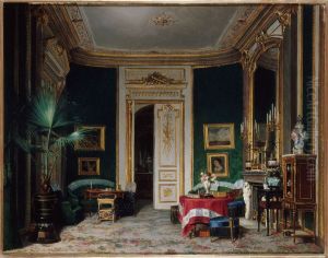 Salon de l'hotel Wendel, rue de Clichy by Sebastien Charles Giraud