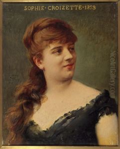 Portrait de Sophie Croizette (1847-1901), societaire de la Comedie-Francaise