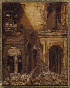 Ruines des Tuileries, apres l'incendie de 1871