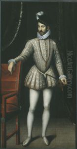 Portrait de Charles IX (1550-1574), roi de France by Francois Clouet