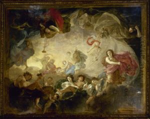Le Lever de l'Aurore, dit aussi Apollon et les Heures by Charles Le Brun