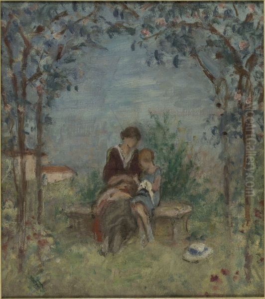 La couture : Esquisse pour le preau de l'ecole des filles de l'avenue Simon-Bolivar, 19eme arrondissement de Paris - view 1