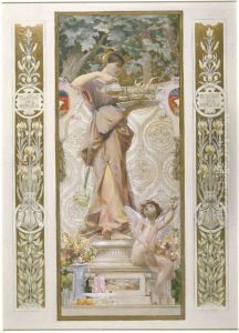 Esquisse pour l'escalier des Fetes de l'Hotel de Ville de Paris : Les Rafraichissements