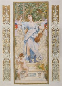 Esquisse pour l'escalier des Fetes de l'Hotel de Ville de Paris : La Musique