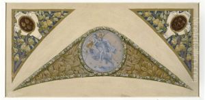 Esquisse pour l'escalier des fetes de l'Hotel de Ville de Paris : Belier.