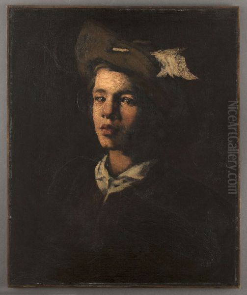 Jeune homme au chapeau - view 1